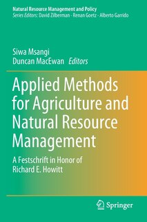 Front cover_Applied Methods For Agriculture And Natural Resource Management