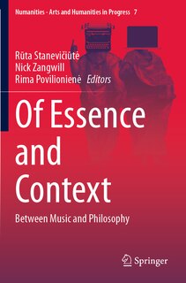 Couverture_Of Essence And Context