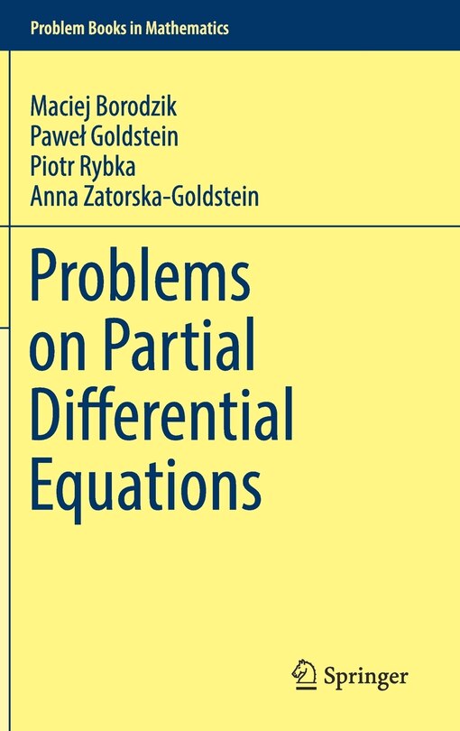 Front cover_Problems On Partial Differential Equations