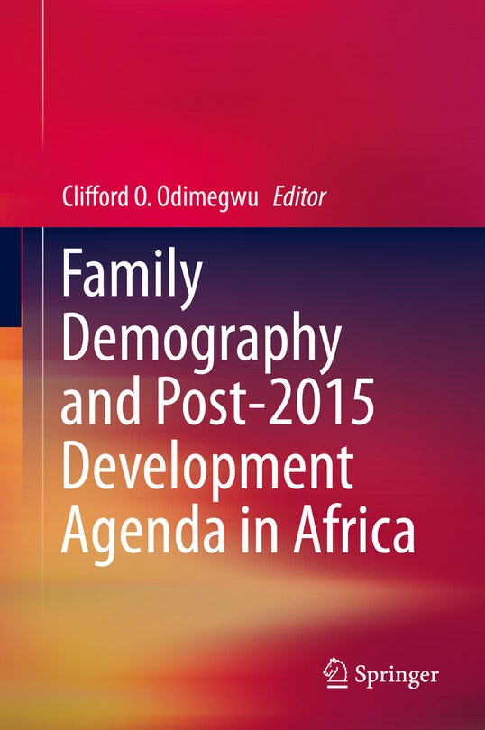 Couverture_Family Demography And Post-2015 Development Agenda In Africa