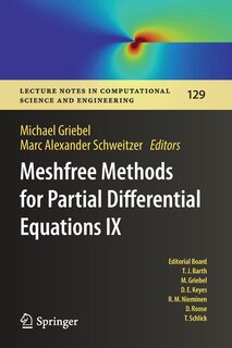 Couverture_Meshfree Methods For Partial Differential Equations Ix