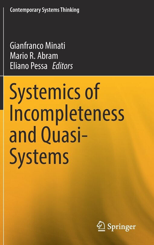 Couverture_Systemics of Incompleteness and Quasi-systems