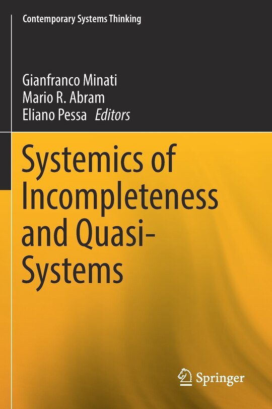 Front cover_Systemics Of Incompleteness And Quasi-systems