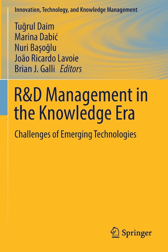 Front cover_R And D Management In The Knowledge Era