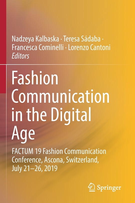 Front cover_Fashion Communication In The Digital Age