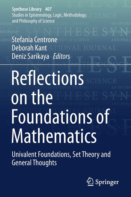 Front cover_Reflections On The Foundations Of Mathematics