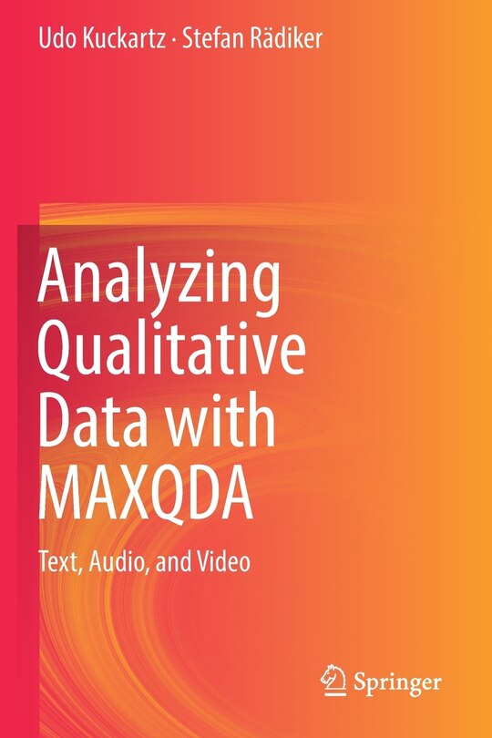 Front cover_Analyzing Qualitative Data With Maxqda