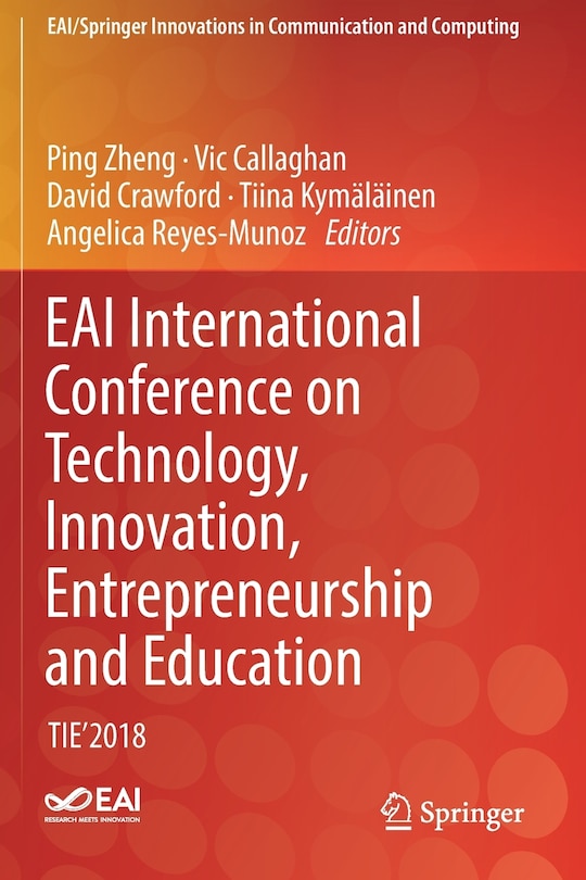 Front cover_Eai International Conference On Technology, Innovation, Entrepreneurship And Education