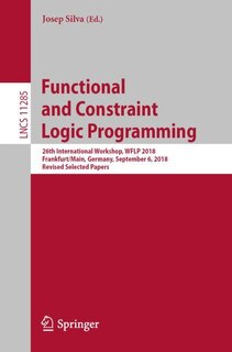 Front cover_Functional and Constraint Logic Programming