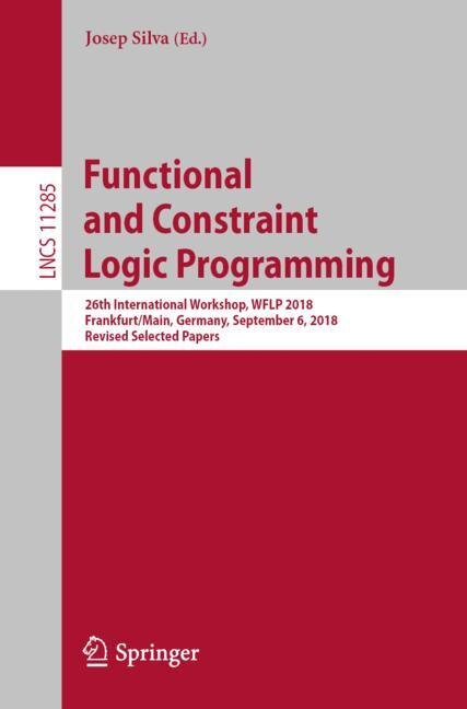 Front cover_Functional and Constraint Logic Programming