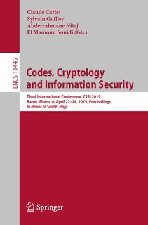 Front cover_Codes, Cryptology and Information Security