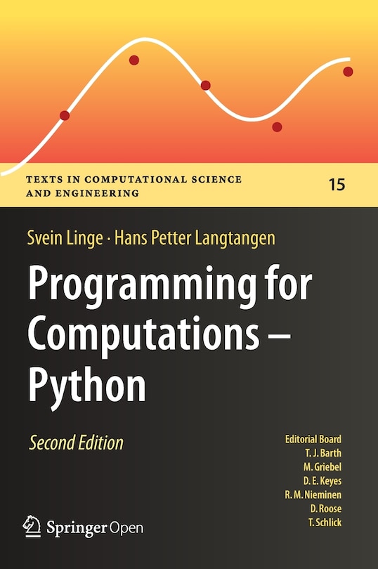 Couverture_Programming For Computations - Python