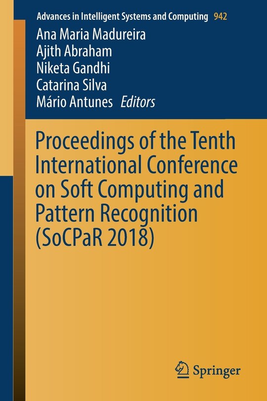Couverture_Proceedings Of The Tenth International Conference On Soft Computing And Pattern Recognition (socpar 2018)