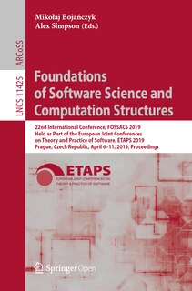 Front cover_Foundations of Software Science and Computation Structures