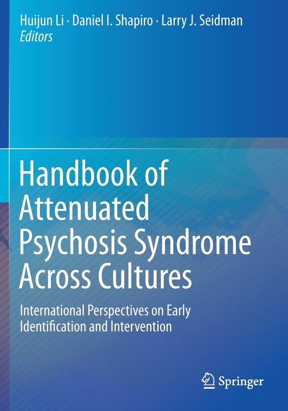 Couverture_Handbook Of Attenuated Psychosis Syndrome Across Cultures