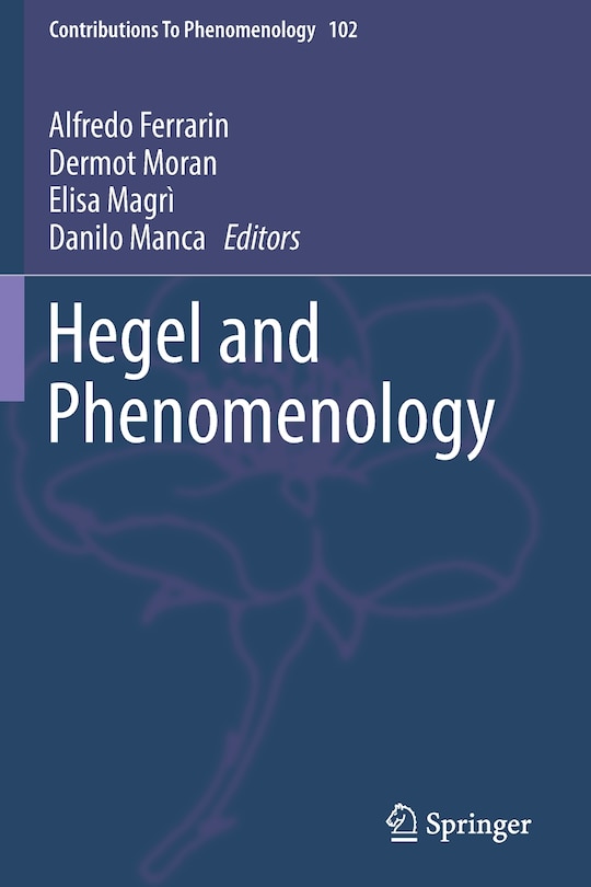 Couverture_Hegel And Phenomenology