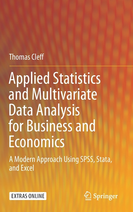 Couverture_Applied Statistics And Multivariate Data Analysis For Business And Economics