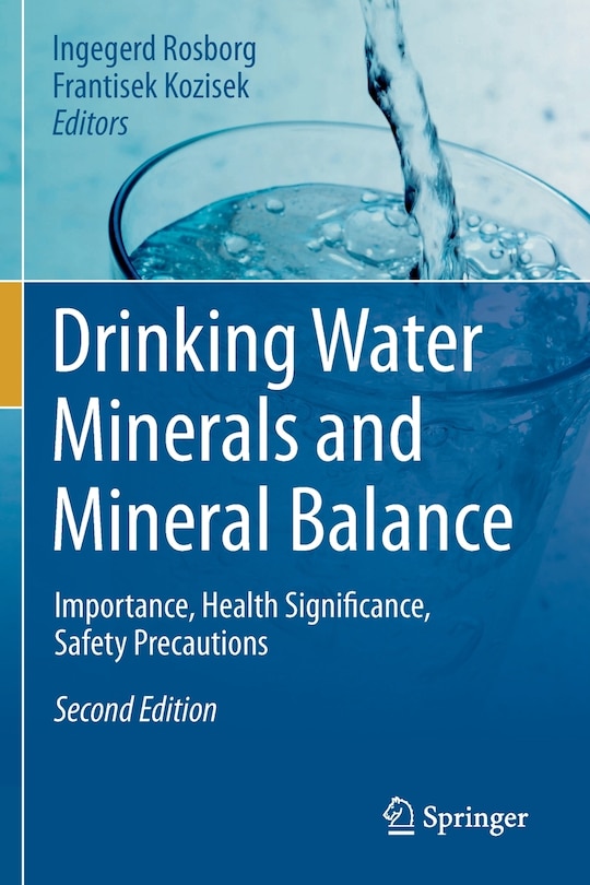 Couverture_Drinking Water Minerals And Mineral Balance