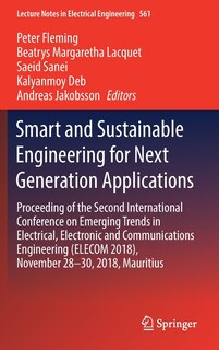 Front cover_Smart and Sustainable Engineering for Next Generation Applications
