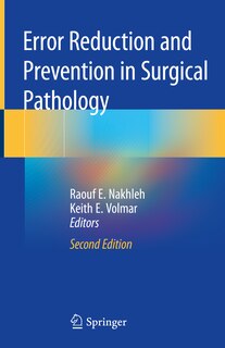 Couverture_Error Reduction And Prevention In Surgical Pathology