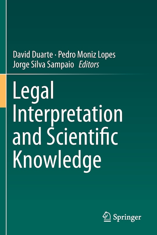Front cover_Legal Interpretation And Scientific Knowledge