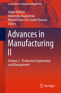 Front cover_Advances In Manufacturing Ii