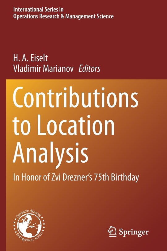 Front cover_Contributions To Location Analysis