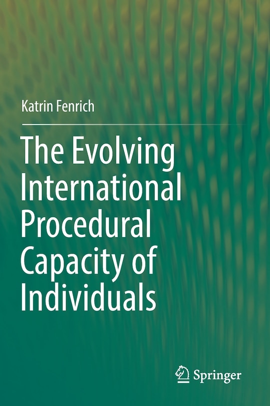 Couverture_The Evolving International Procedural Capacity Of Individuals