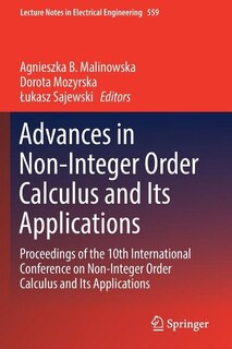 Front cover_Advances In Non-integer Order Calculus And Its Applications