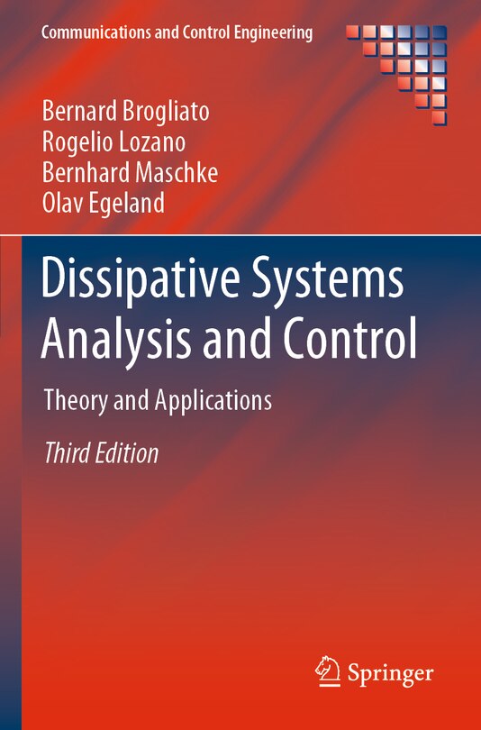 Front cover_Dissipative Systems Analysis And Control