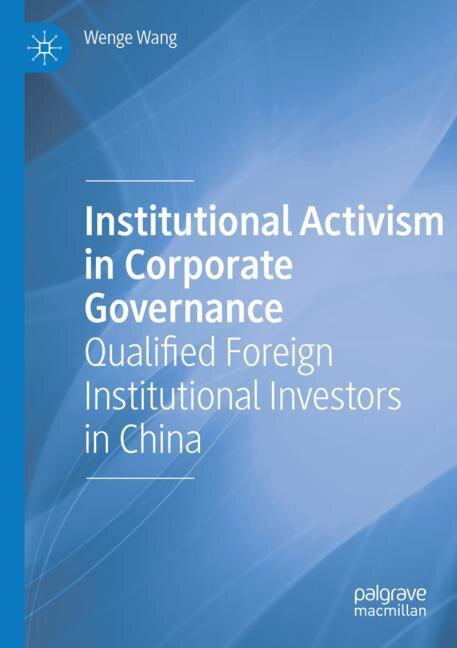 Couverture_Institutional Activism In Corporate Governance