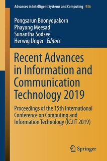 Front cover_Recent Advances in Information and Communication Technology 2019