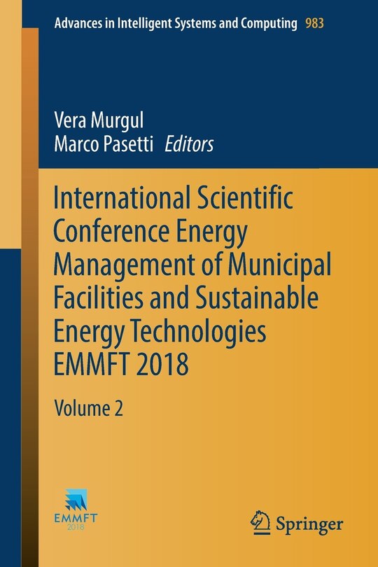 Couverture_International Scientific Conference Energy Management Of Municipal Facilities And Sustainable Energy Technologies Emmft 2018