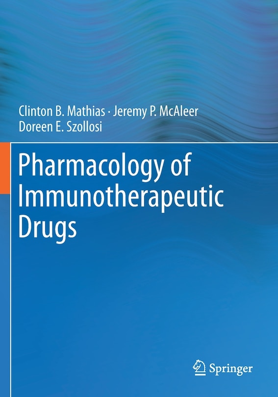 Front cover_Pharmacology Of Immunotherapeutic Drugs