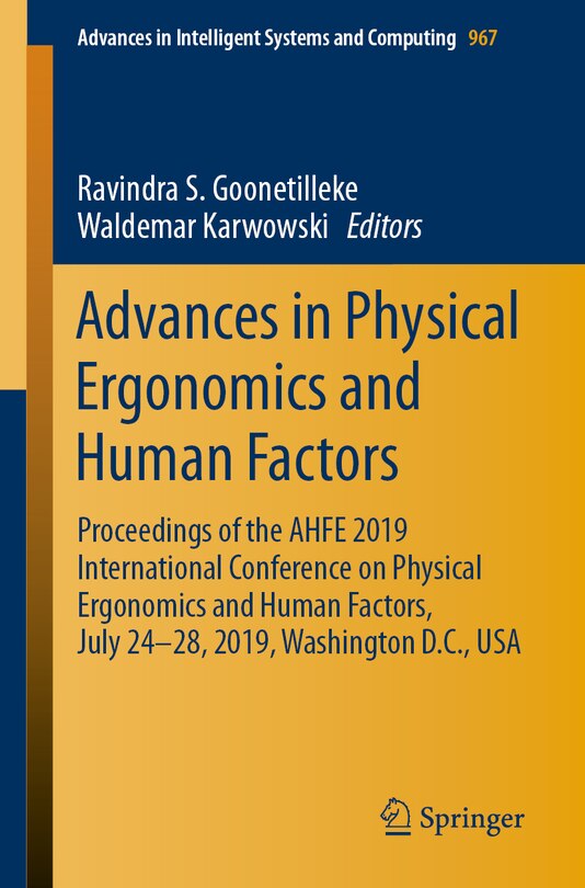 Front cover_Advances in Physical Ergonomics and Human Factors