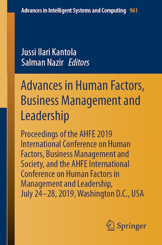 Couverture_Advances in Human Factors, Business Management and Leadership