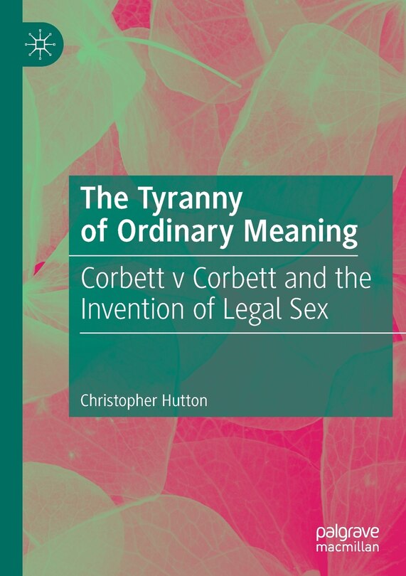 Couverture_The Tyranny Of Ordinary Meaning