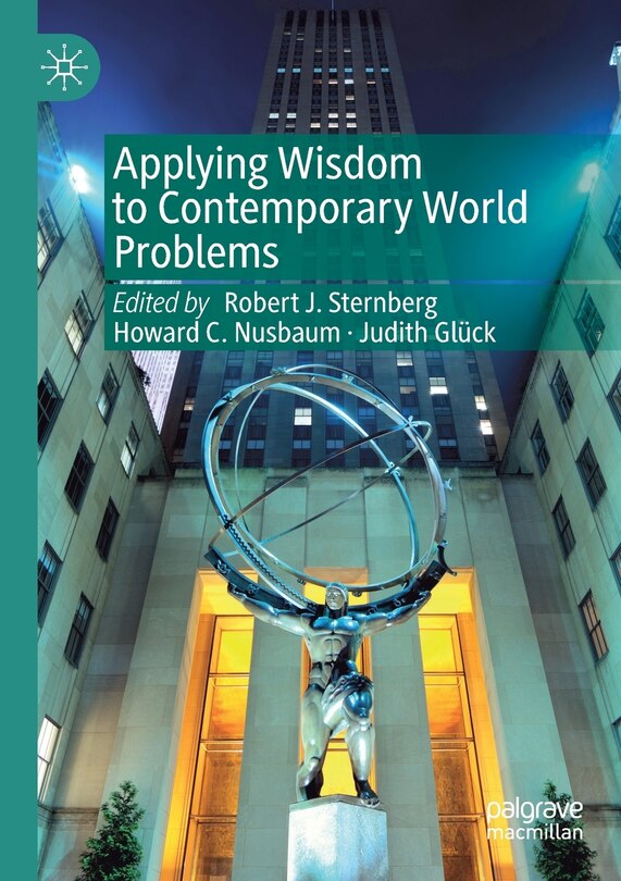 Couverture_Applying Wisdom To Contemporary World Problems