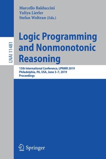 Couverture_Logic Programming And Nonmonotonic Reasoning