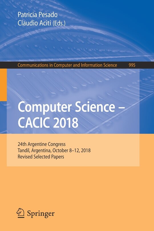 Couverture_Computer Science - Cacic 2018