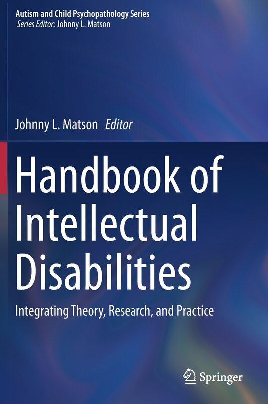 Front cover_Handbook Of Intellectual Disabilities