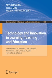 Couverture_Technology and Innovation in Learning, Teaching and Education