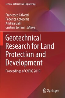 Couverture_Geotechnical Research For Land Protection And Development