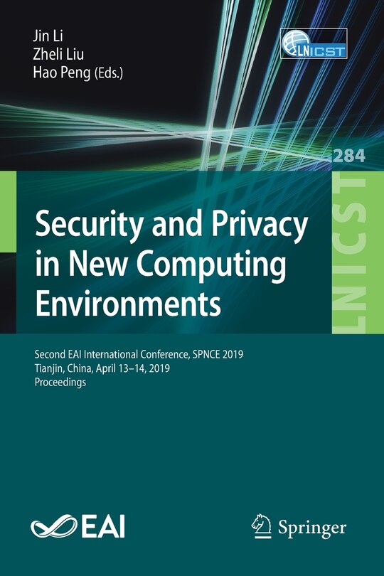 Couverture_Security And Privacy In New Computing Environments