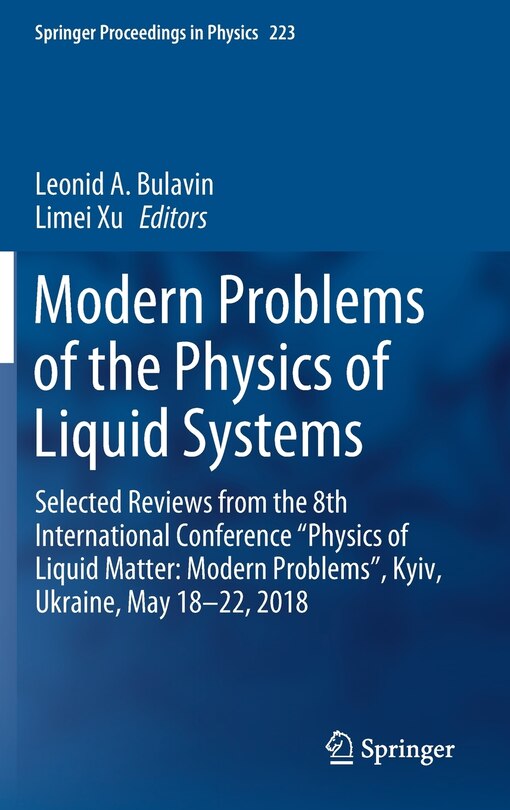 Couverture_Modern Problems of the Physics of Liquid Systems
