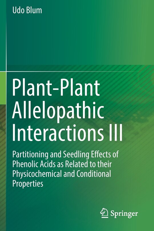 Front cover_Plant-Plant Allelopathic Interactions III