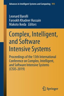 Front cover_Complex, Intelligent, and Software Intensive Systems