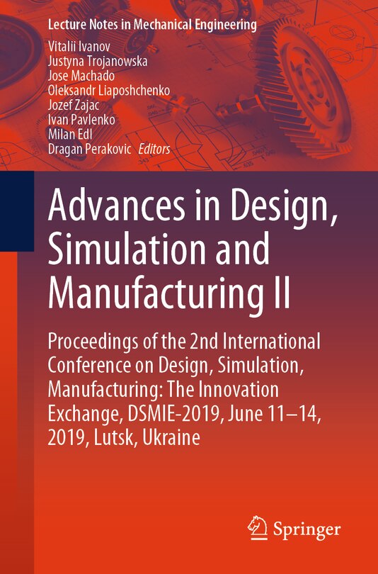 Front cover_Advances in Design, Simulation and Manufacturing II