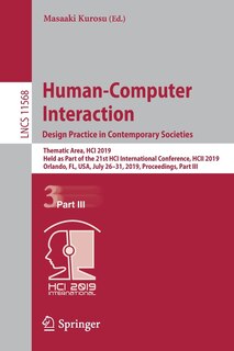 Front cover_Human-Computer Interaction. Design Practice in Contemporary Societies