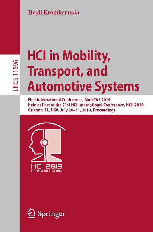 Front cover_HCI in Mobility, Transport, and Automotive Systems